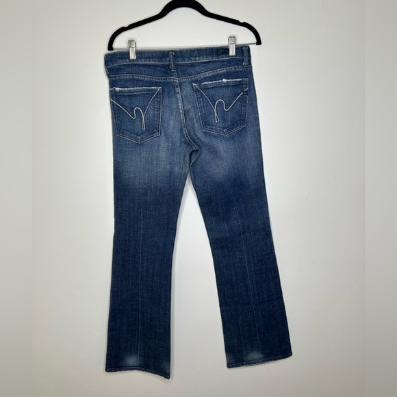 CITIZENS OF HUMANITY Kelly 001 low waist Dark Blue Bootcut jeans Size 29 - Picture 5 of 9